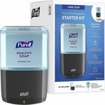 PURELL ES6 Touch-Free Soap Dispenser Starter Kit - 1.27 quart Capacity - Touch-free, Hygienic, Durable, Long Lasting, Wall Mountable - Graphite Product Image 