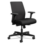 HON Ignition 2.0 4-Way Stretch Low-Back Mesh Task Chair, Supports Up to 300 lb, 16.75" to 21.25" Seat Height, Black View Product Image