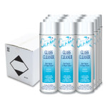 Claire Gleme Glass Cleaner, Fresh Scent, 19 oz Aerosol Spray, Dozen View Product Image