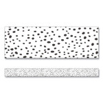 Carson-Dellosa Education Straight Borders, Dotted, 3" x 3 ft, Black/White, 12/Pack View Product Image