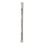 Eco-Products Renewable and Compostable PHA Straws, 10.25", Natural White, 1,250/Carton View Product Image