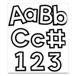 Carson-Dellosa Education EZ Letter Combo Packs, White with Black Trim, 4"h, 219 Characters View Product Image