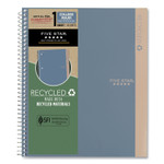 Five Star Recycled Notebook, 1-Subject, Medium/College Rule, Randomly Assorted Cover Color, (100) 11 x 8.5 Sheets View Product Image