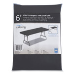 Iceberg iGear Fabric Table Top Cap Cover, Polyester, 30 x 72, Black View Product Image