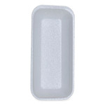 GEN Meat Trays, #1.5, 8.38 x 3.94 x 1.1, White, Foam, 1,000/Carton View Product Image