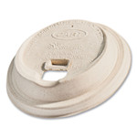 Dart Molded Fiber Lids for Paper Cups, ProPlanet Seal, Fits 10 oz to 24 oz Hot Cups, Tan, 1,000/Carton View Product Image