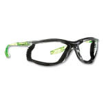 3M Solus CCS Series Protective Eyewear, Green Plastic Frame, Clear Polycarbonate Lens View Product Image