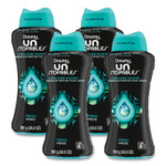 Downy Unstopables In-Wash Scent Booster Beads, Fresh Scent, 24 oz Pour Bottle, 4/Carton View Product Image