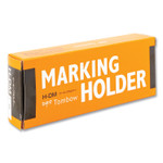 Tombow Wax-Based Marking Pencil, 4.4 mm, White Wax, Navy Blue Barrel, 10/Box View Product Image