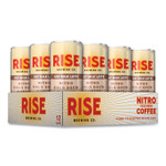 RISE Brewing Co. Nitro Cold Brew Latte, Oat Milk, 7 oz Can, 12/Carton View Product Image