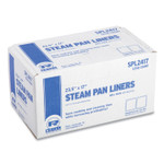 AmerCareRoyal Steam Pan Liners for 1/2-Size Pans, Includes Twist-Ties, 17" x 23.5", Clear, 250/Carton View Product Image