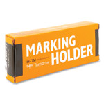 Tombow Wax-Based Marking Pencil, 4.4 mm, Black Wax, Navy Blue Barrel, 10/Box View Product Image