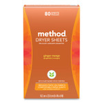 Method Dryer Sheets, Ginger Mango, 80/Box, 6 Boxes/Carton View Product Image
