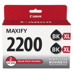 Canon 9255B006 (PGI-2200XL) High-Yield Ink, 1,000 Page-Yield, Black, 2/Pack View Product Image
