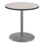 NPS Cafe Table, 36" Diameter x 36h, Round Top/Base, Gray Nebula Top, Gray Base View Product Image