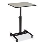 NPS Sit-Stand Student's Desk, 20.75" x 26" x 27.75" to 44.5", Gray Nebula View Product Image