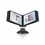 DURABLE Sherpa Motion Desk System - Desktop - 10 Panels - Support Letter 8.50" x 11" Media - Adjustable Viewing Angle, Rugged, Environmentally Friendly, 360&deg Swivel Base, Non Expandable, Dual Sided Product Image 