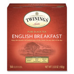 TWININGS Tea Bags, English Breakfast, 3.53 oz, 50/Box View Product Image