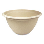 World Centric Fiber Bowls, 12 oz, 4.5" Diameter x 2.5" h, Natural, Paper, 500/Carton View Product Image