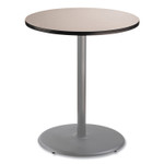 NPS Cafe Table, 36" Diameter x 42h, Round Top/Base, Gray Nebula Top, Gray Base View Product Image