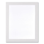 deflecto Self Adhesive Sign Holders, 11 x 17, Clear with White Border, 2/Pack View Product Image