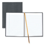 Blueline Executive Notebook with Ribbon Bookmark, 1-Subject, Medium/College Rule, Cool Gray Cover, (75) 10.75 x 8.5 Sheets View Product Image