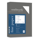 Southworth 25% Cotton Business Paper, 95 Bright, 20 lb Bond Weight, 8.5 x 11, White, 500 Sheets/Ream (SOU403C) View Product Image