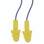 3M E-A-R UltraFit Reusable Earplugs, Corded, 25 dB NRR, Blue/Yellow, 200 Pairs View Product Image