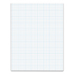 TOPS Cross Section Pads, Cross-Section Quadrille Rule (4 sq/in, 1 sq/in), 50 White 8.5 x 11 Sheets View Product Image