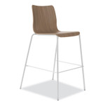 HON Ruck Laminate Stool, Supports up to 300 lb, 30" Seat Height, Pinnacle Seat/Back, Silver Frame View Product Image