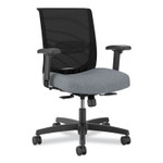 HON Convergence Mid-Back Task Chair, Supports Up to 275 lb, 16.5" to 21" Seat Height, Basalt Seat, Black Back, Black Frame View Product Image