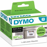 Dymo LabelWriter Stock Rotation Labels - 2 1/8" Width x 2 3/4" Length - Laser - White - Paper - Durable Product Image 