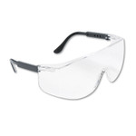 MCR Safety Tacoma Wraparound Safety Glasses, Black Plastic Frame, Clear Lens View Product Image