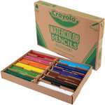 Crayola Watercolor Pencils Classpack, 240 Count, 12 Colors - Sky Blue, Red, Blue, Magenta, Orange, Violet, Brown, Yellow, Green, Yellow Green, White, ... Lead Product Image 