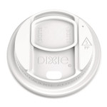Dixie Smart Top Reclosable Lids for Hot Cups, Fits 10 oz to 20 oz Hot Cups, Plastic, White, 1,000/Carton View Product Image