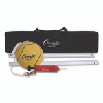 Champion Sports Deluxe Tetherball Tournament Set, Ball/24" Telescopic Poles/102" Cord/Carry Case/Pump/Needle View Product Image