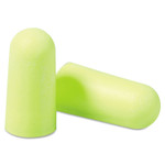 3M E-A-Rsoft Yellow Neon Soft Foam Earplugs, Cordless, Regular Size, 200 Pairs/Box View Product Image