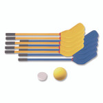 Champion Sports Rhino Soft Hockey Set, 30" Long, (10) Sticks/7" Ball/4" Puck View Product Image