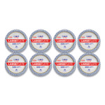 Dixie Heavy Duty Disposable Dinnerware, Large Plate, Paper, 11.5" dia, Floral, Blue/Yellow/White, 12/Pack View Product Image