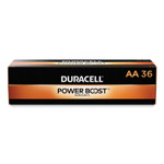 Duracell Power Boost CopperTop Alkaline AA Batteries, 36/Pack (DURAACTBULK36) View Product Image