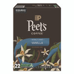 Peet's Coffee & Tea Vanilla K-Cups, 0.33 oz K-Cup, 22/Box View Product Image
