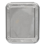 HFA Steam Table Pan Lids, Full Curl Edge, Fits Half-Size Pan, 0.62" Deep, 11.16 x 12.75, 100/Carton View Product Image