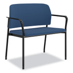 HON Accommodate Series Bariatric Chair with Arms, 33.5" x 21.5" x 32.5", Elysian Seat, Elysian Back, Charblack Legs View Product Image