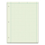 TOPS Engineering Computation Pads, Cross-Section Quadrille Rule (5 sq/in, 1 sq/in), Green Cover, 200 Green-Tint 8.5 x 11 Sheets View Product Image