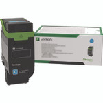 Lexmark 75M10C0 Toner, 2,000 Page-Yield, Cyan View Product Image