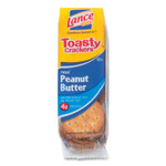 Lance Toasty Crackers, Peanut Butter, 1.25 oz Packet, 24/Box View Product Image