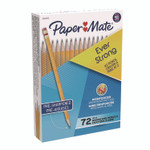 Paper Mate EverStrong #2 Pencils, HB (#2), Black Lead, Yellow Barrel, 72/Box View Product Image