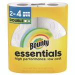 Bounty Essentials Select-A-Size Kitchen Roll Paper Towels, 2-Ply, White, 108 Sheets/Roll, 2/Pack, 8 Packs/Carton View Product Image