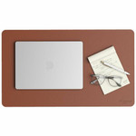 Smead Waterproof Desk Pad - Rectangular - 13.7" Width x 23.60000" Depth - Faux Suede Backing - Vegan Leather - (SMD64837) Product Image 