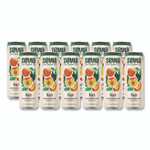 Zevia Zero Sugar Naturally Sweetened Black Tea, Peach Black Tea, 12 oz Can, 12/Carton View Product Image